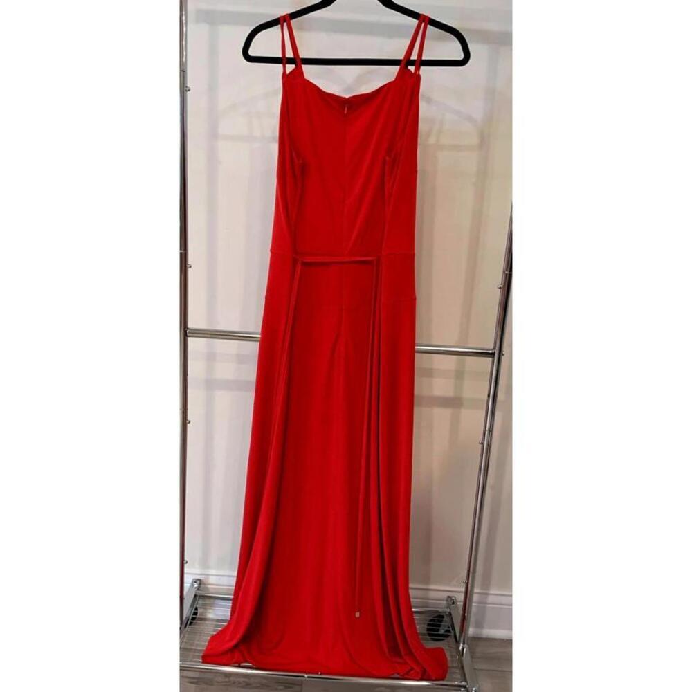Elegant Red Maxi Dress by Ann Taylor - Size 14